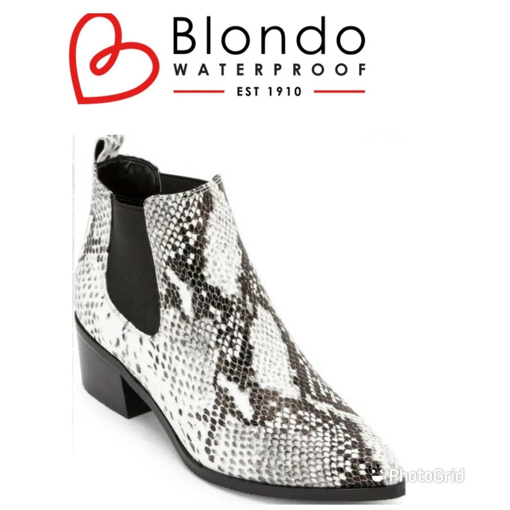 NWT Blondo Emilia Waterproof Chelsea Ankle Leather Bootie
